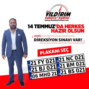 14 Temmuz Direksiyon Sınavı